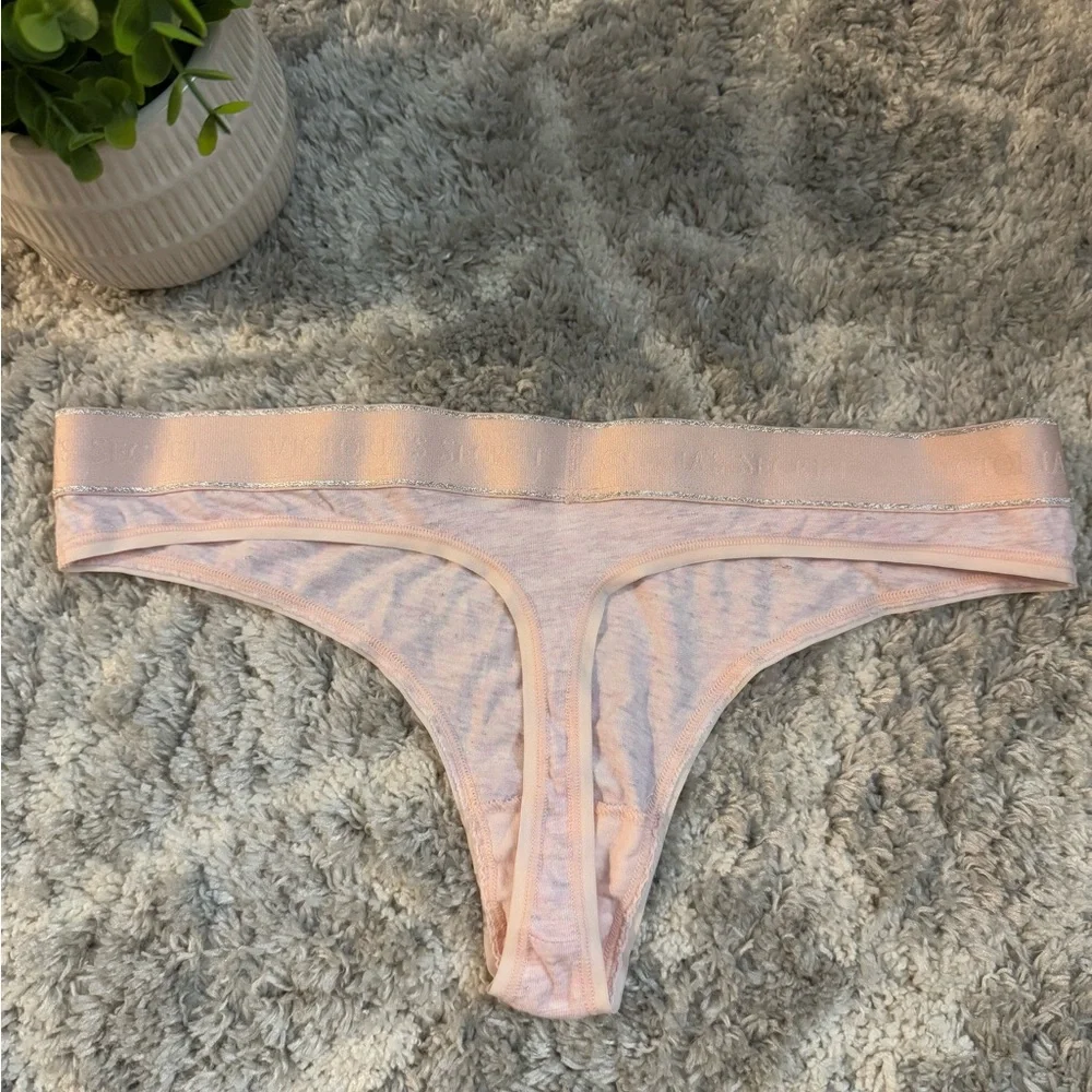 Victoria’s Secret Sparkly Logo Thong 2pc Bundle - Picture 5 of 7